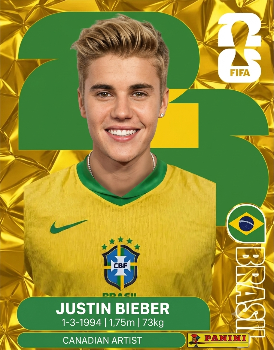 Craque de exemplo — Justin
